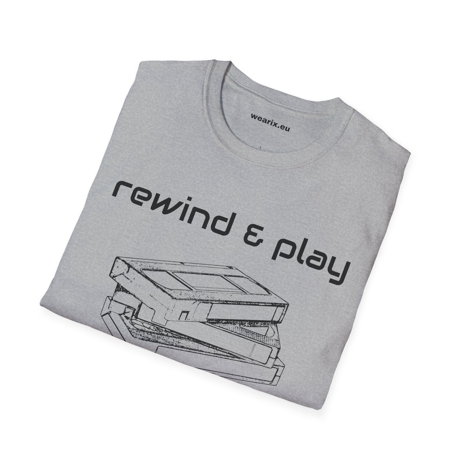 90s Kid Vintage Tee | 'Rewind & Play' Retro Cassette T-Shirt | Unisex Streetwear - Image 25
