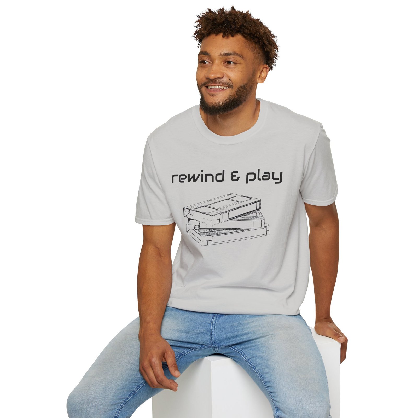 90s Kid Vintage Tee | 'Rewind & Play' Retro Cassette T-Shirt | Unisex Streetwear - Image 14