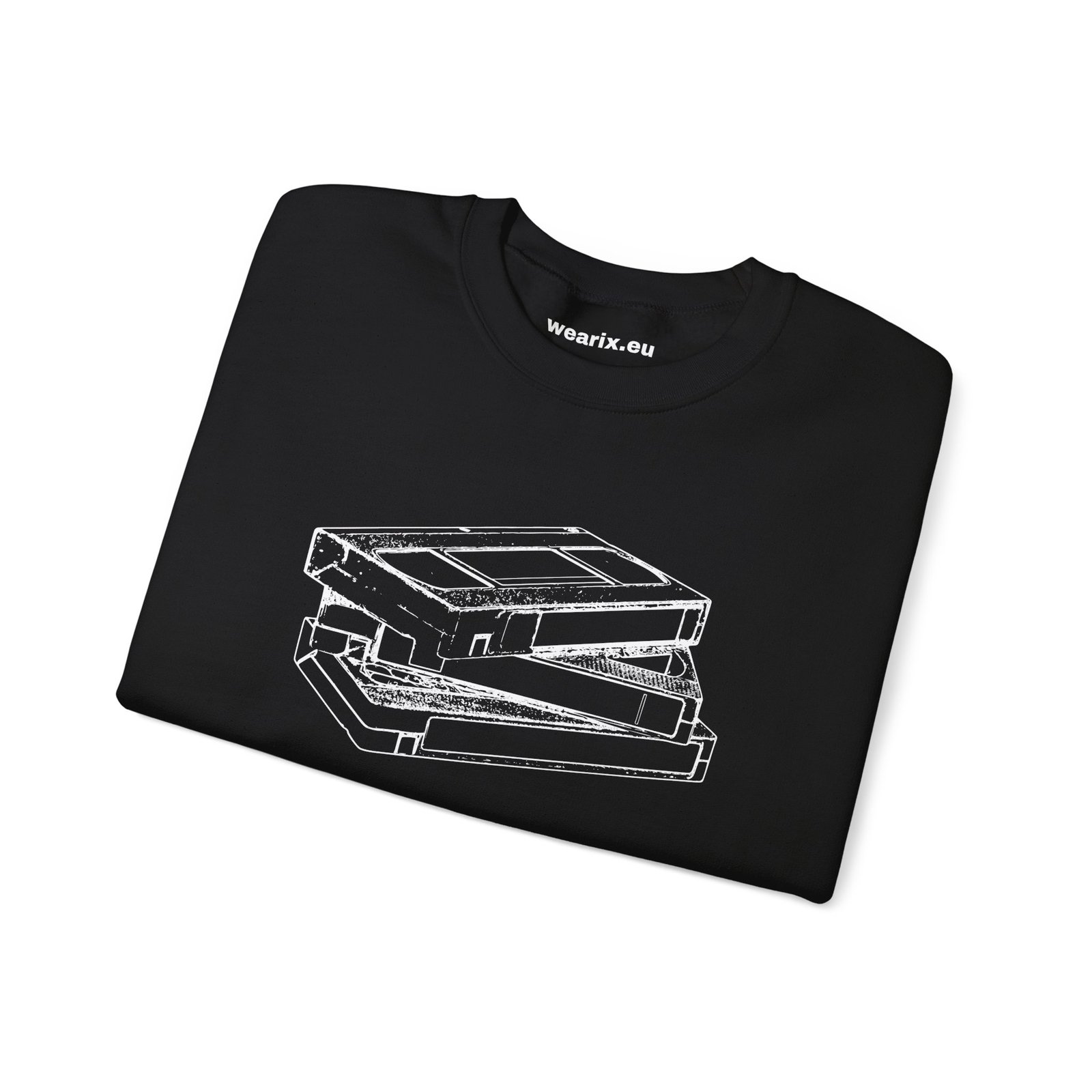 90s Kid Crewneck Sweatshirt — Vintage Stapler Sketch Graphic - Image 10