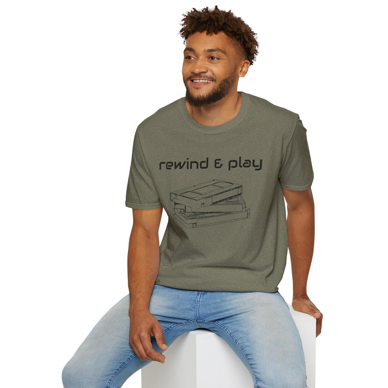 90s Kid Vintage Tee | 'Rewind & Play' Retro Cassette T-Shirt | Unisex Streetwear - Image 26
