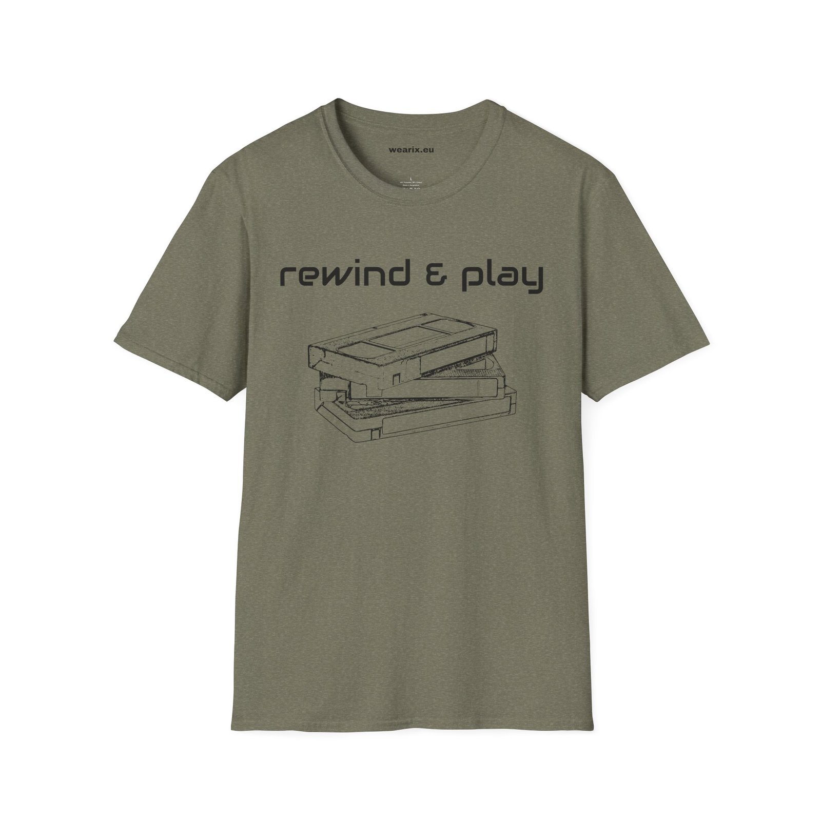 90s Kid Vintage Tee | 'Rewind & Play' Retro Cassette T-Shirt | Unisex Streetwear - Image 28