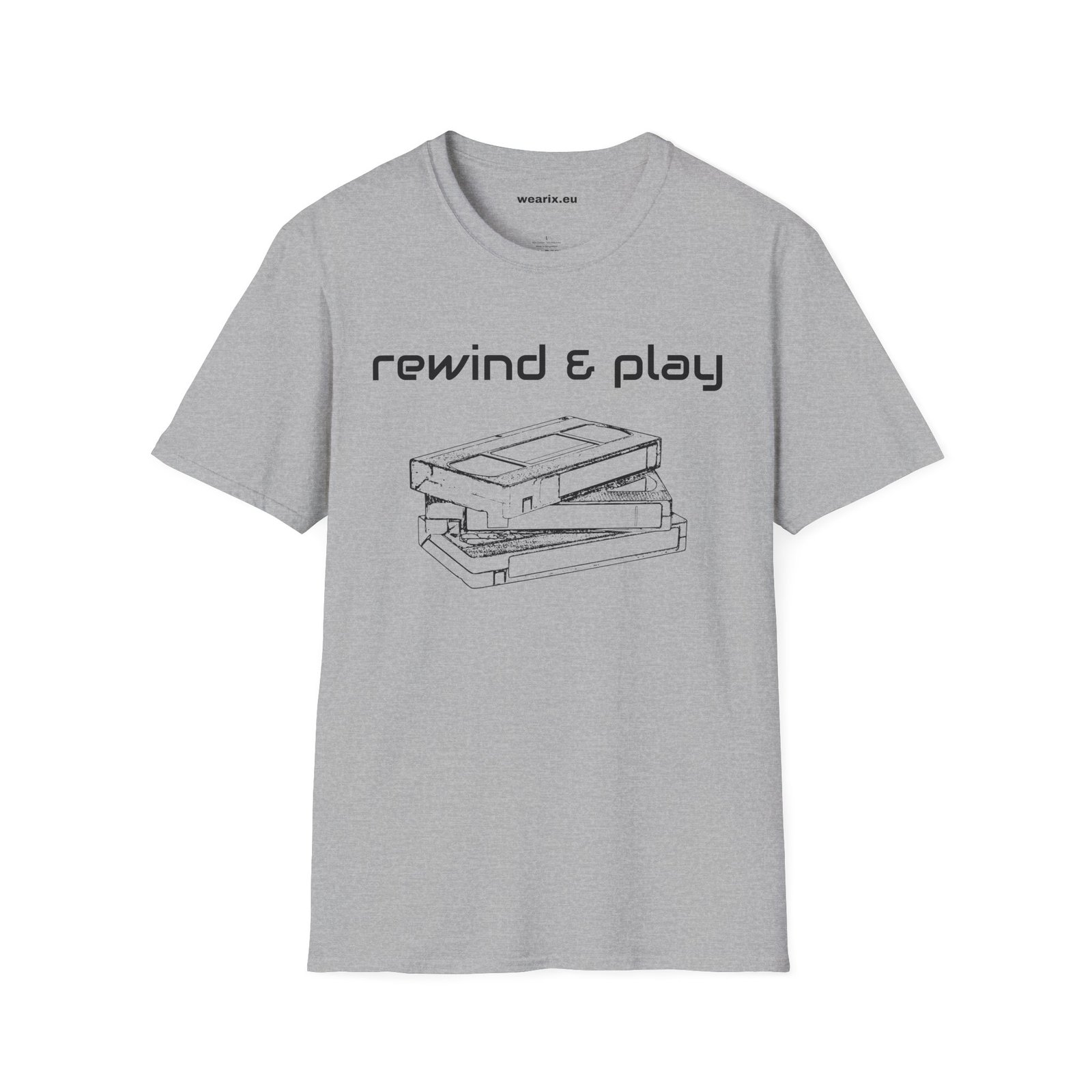 90s Kid Vintage Tee | 'Rewind & Play' Retro Cassette T-Shirt | Unisex Streetwear - Image 22
