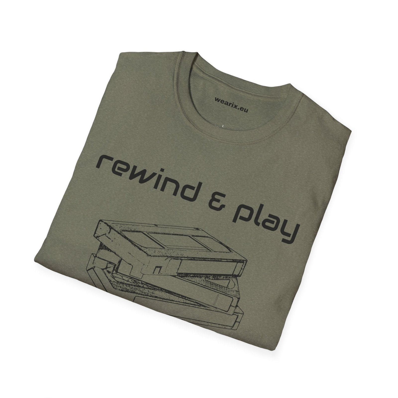 90s Kid Vintage Tee | 'Rewind & Play' Retro Cassette T-Shirt | Unisex Streetwear - Image 31