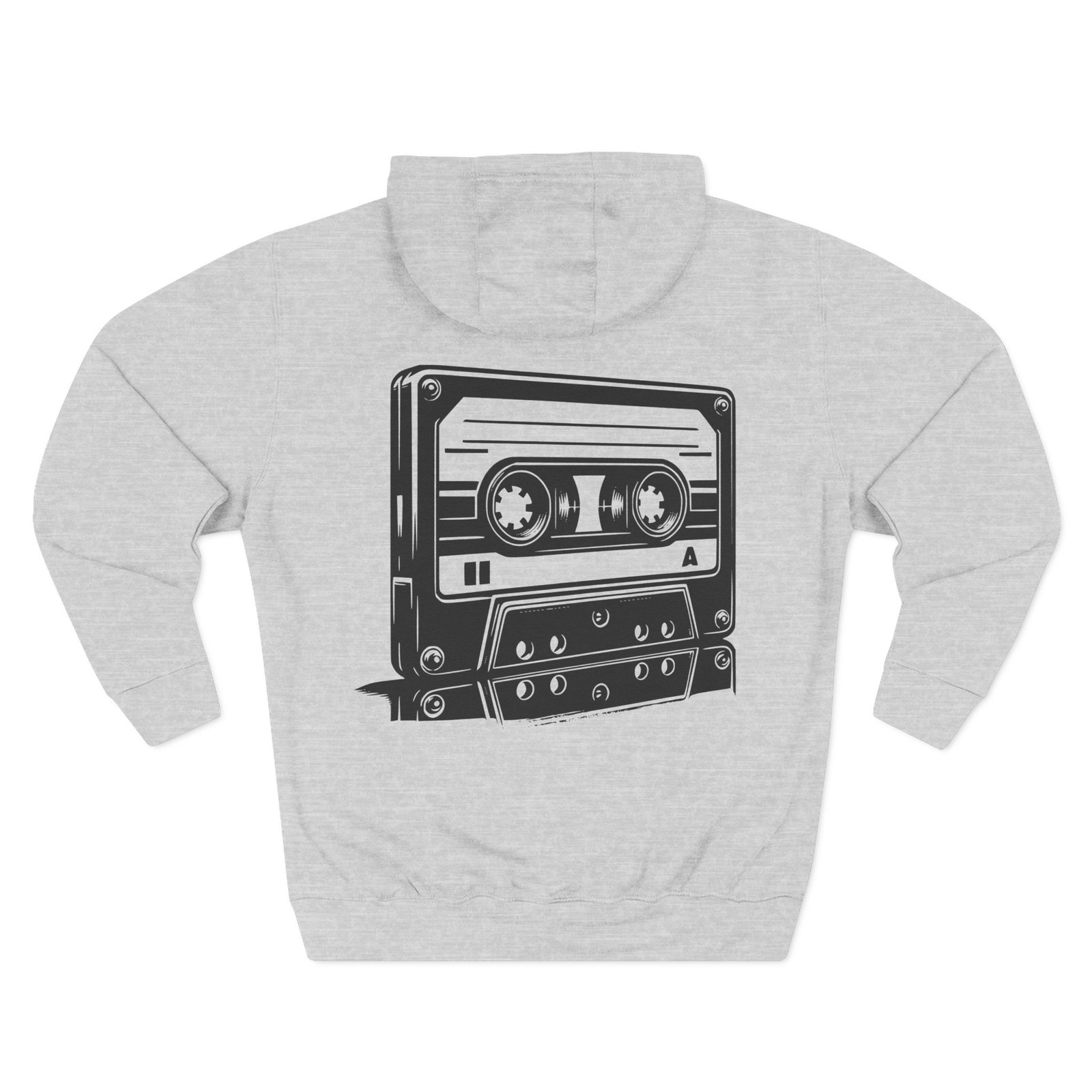 Established in Nowhere" Vintage Cassette Hoodie — Heavyweight Retro Streetwear Pullover - Image 2