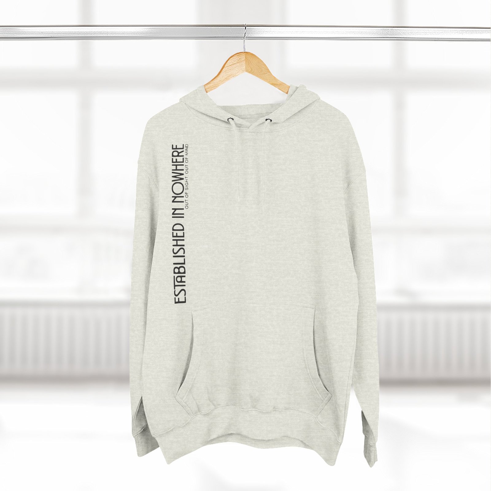 Established in Nowhere" Vintage Cassette Hoodie — Heavyweight Retro Streetwear Pullover - Image 22